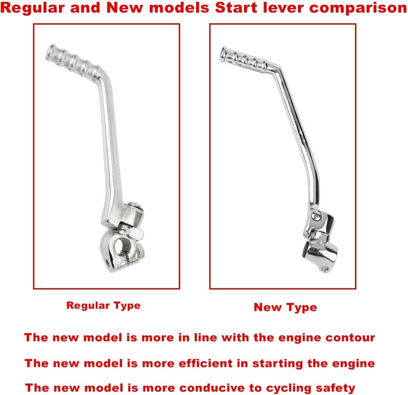 DREAM MOTION 16mm KickStarter Lever CNC Forging Engine Starting Lever Powersports Parts for Honda Kawasaki Yamaha Apollo125cc 140cc 150cc 160cc SSR Kayo ATV Dirt Pit Bike Accessories - Image 3
